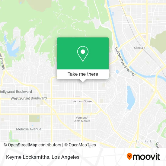 Keyme Locksmiths map