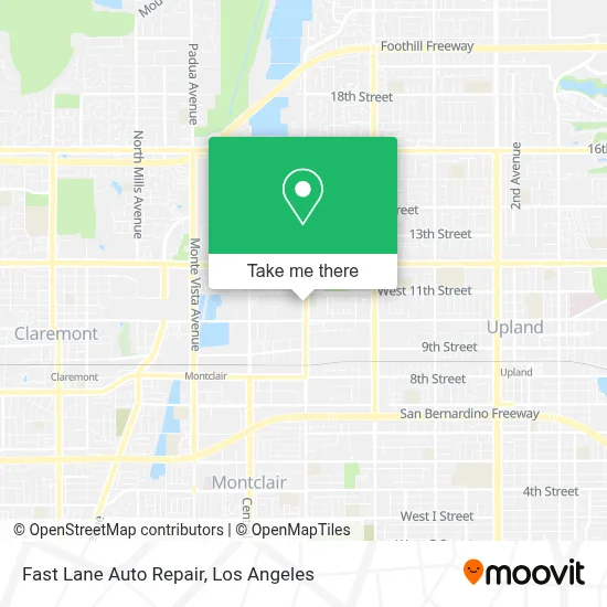 Fast Lane Auto Repair map