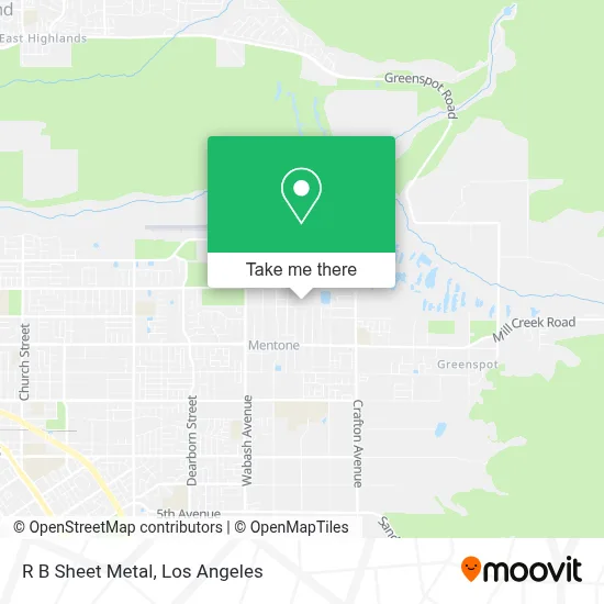 R B Sheet Metal map
