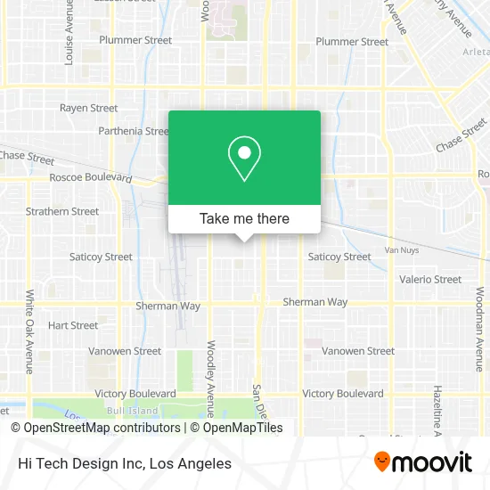 Hi Tech Design Inc map