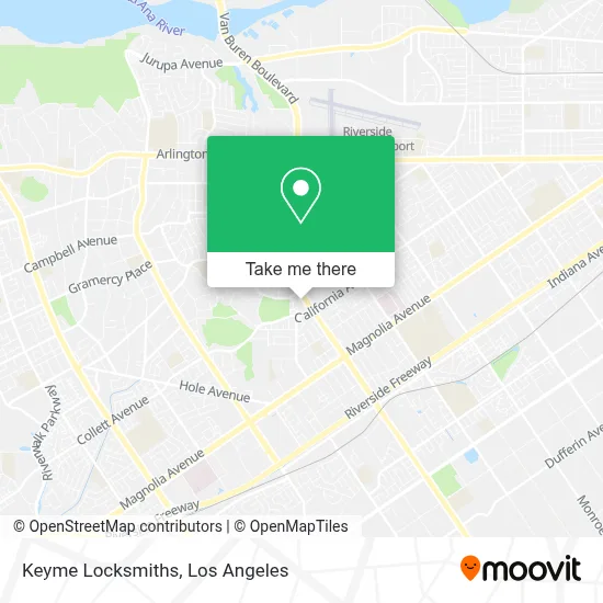 Keyme Locksmiths map