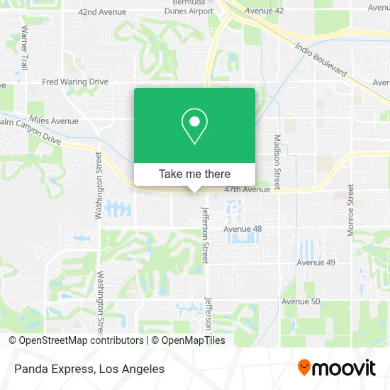 Panda Express map