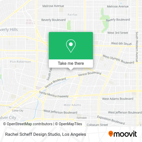 Rachel Scheff Design Studio map