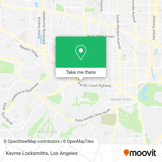 Keyme Locksmiths map