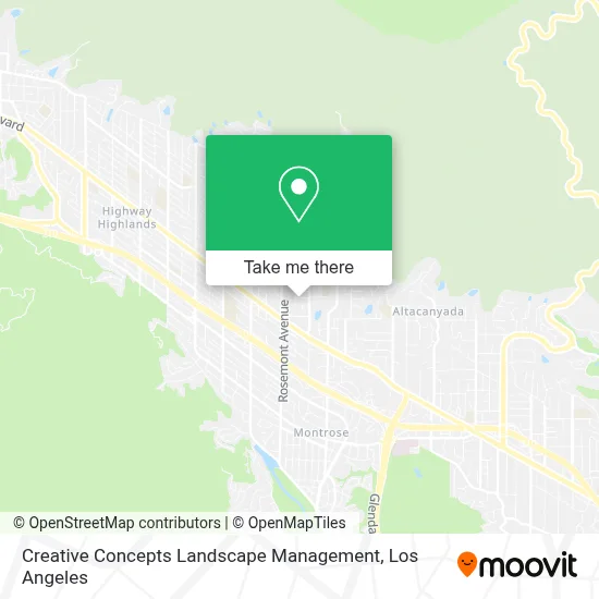 Creative Concepts Landscape Management map