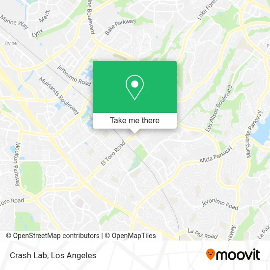 Crash Lab map