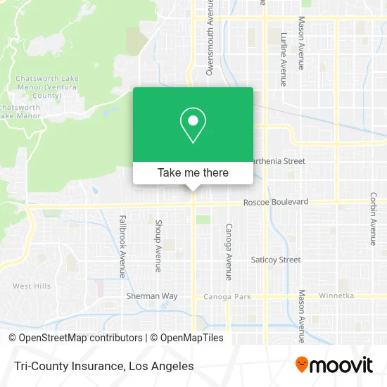 Tri-County Insurance map