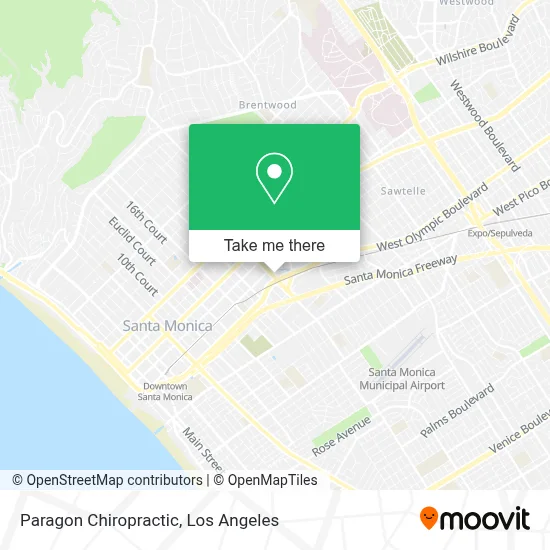 Paragon Chiropractic map