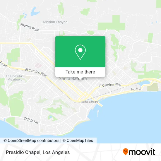 Presidio Chapel map