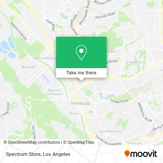Spectrum Store map