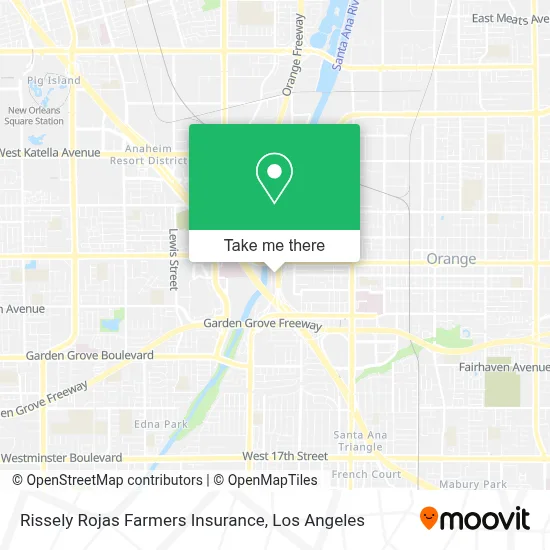 Rissely Rojas Farmers Insurance map
