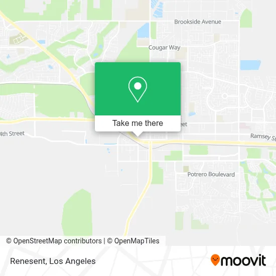 Renesent map
