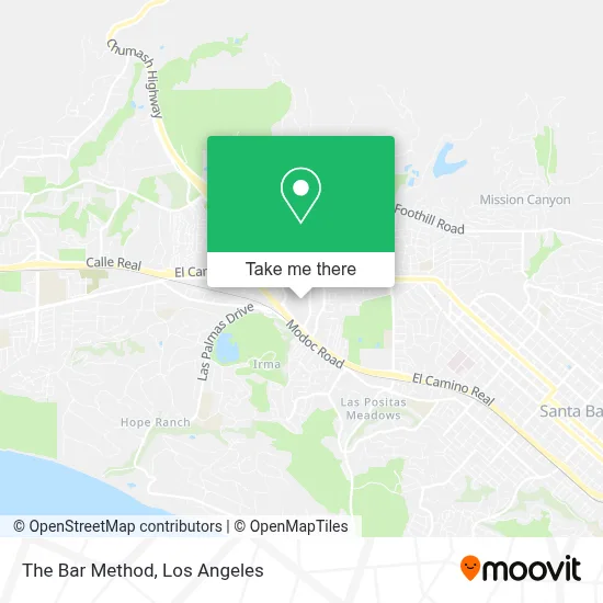 The Bar Method map