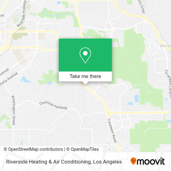 Riverside Heating & Air Conditioning map