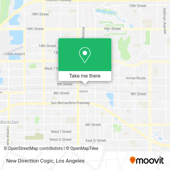 New Direction Cogic map