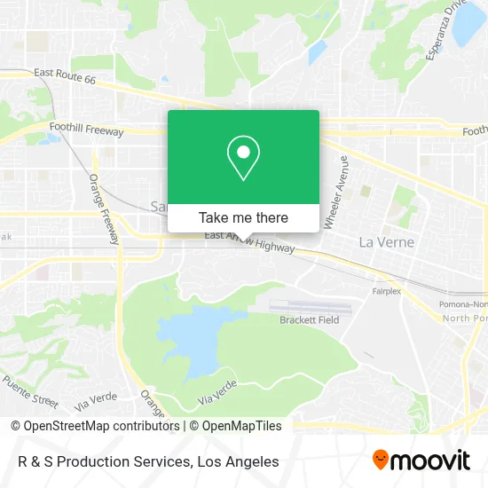 R & S Production Services map