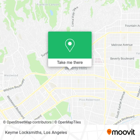 Keyme Locksmiths map