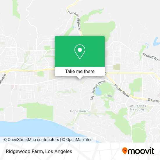 Ridgewood Farm map