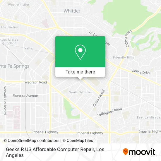 Geeks R US Affordable Computer Repair map