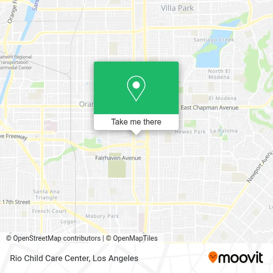 Rio Child Care Center map