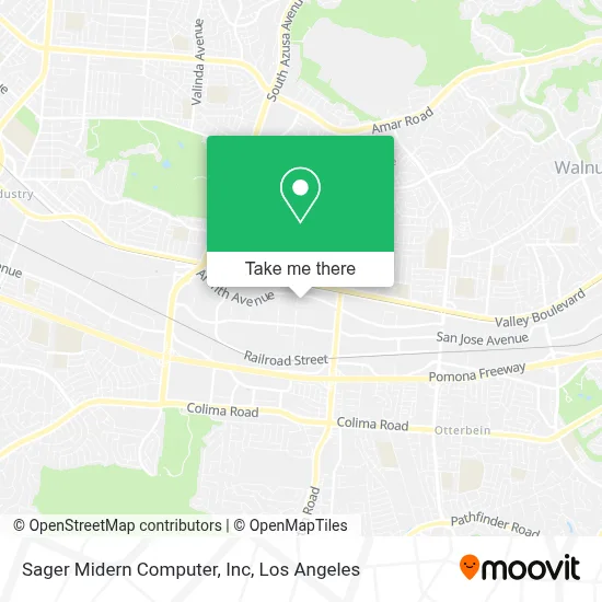 Sager Midern Computer, Inc map