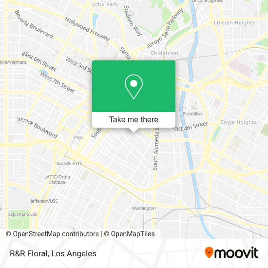 R&R Floral map
