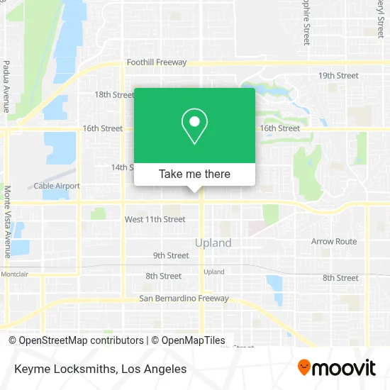 Keyme Locksmiths map