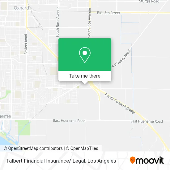Talbert Financial Insurance/ Legal map
