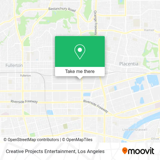 Creative Projects Entertainment map