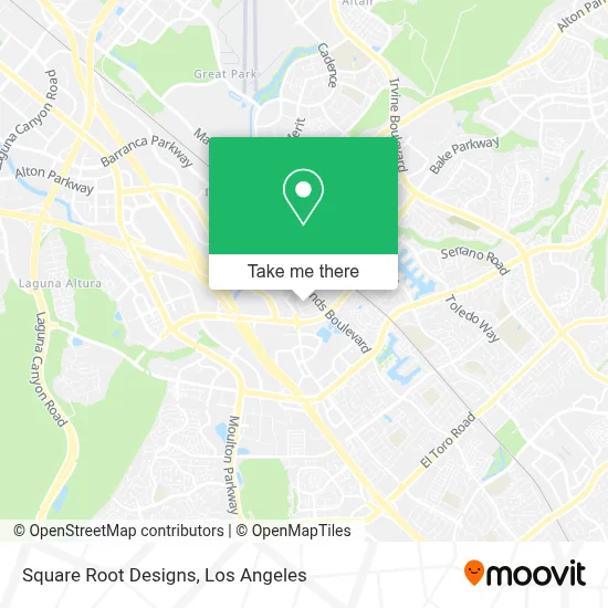 Square Root Designs map