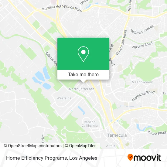 Home Efficiency Programs map