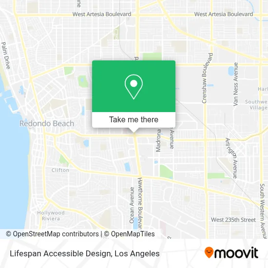 Lifespan Accessible Design map
