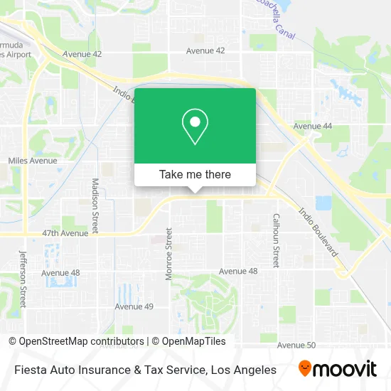 Fiesta Auto Insurance & Tax Service map
