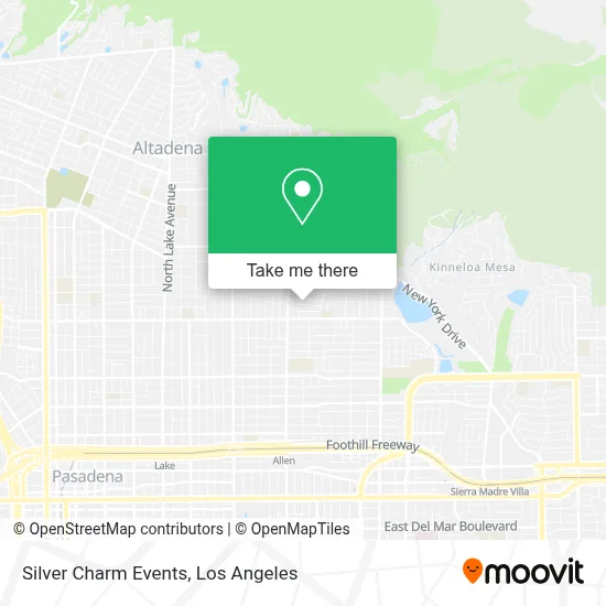 Silver Charm Events map