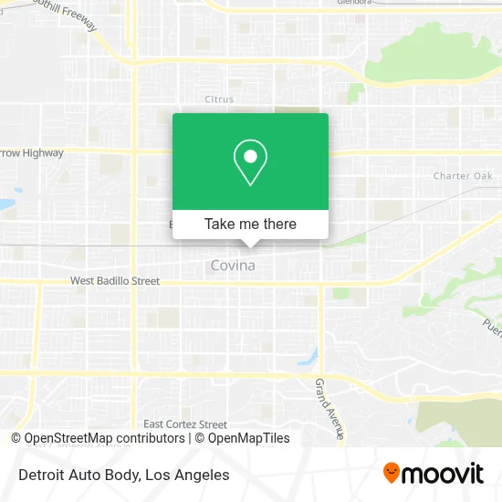 Detroit Auto Body map