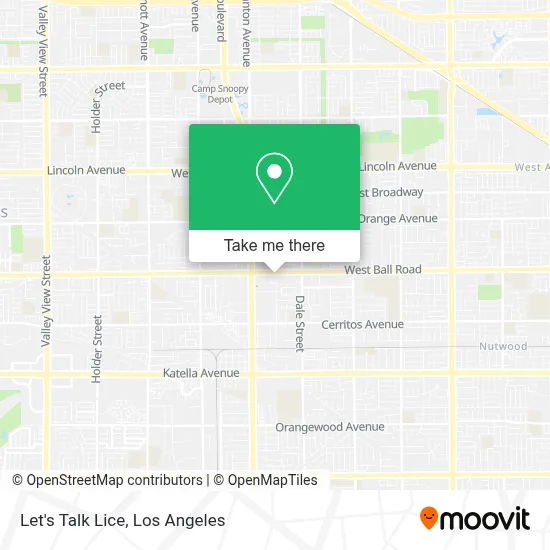 Let's Talk Lice map