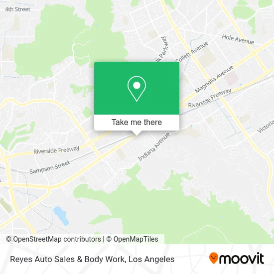 Reyes Auto Sales & Body Work map