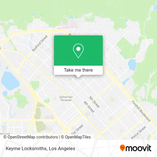 Keyme Locksmiths map