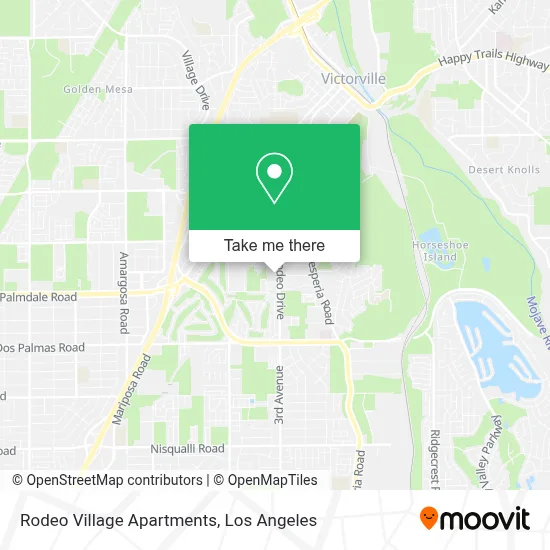 Rodeo Village Apartments map