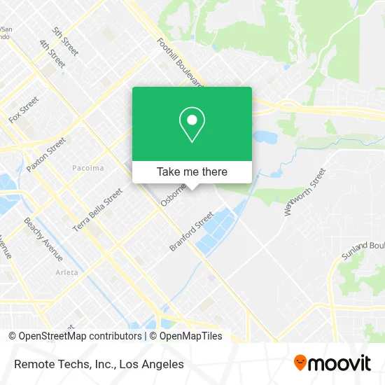 Remote Techs, Inc. map
