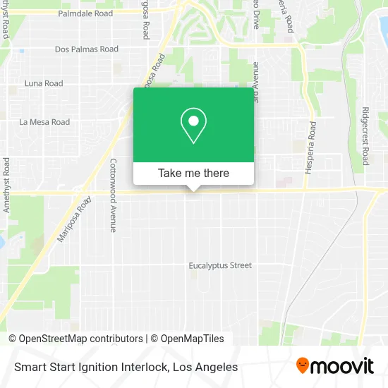 Smart Start Ignition Interlock map