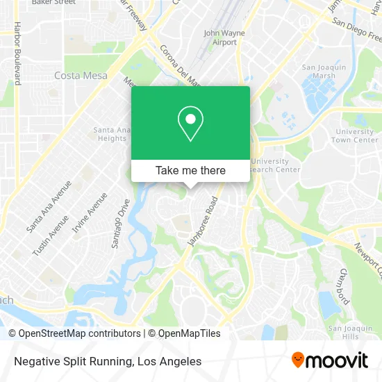 Negative Split Running map