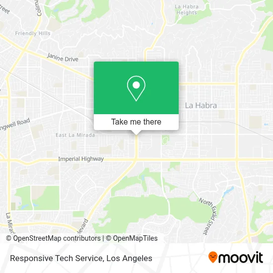 Responsive Tech Service map