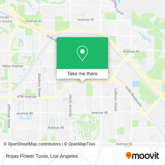 Rojas Power Tools map