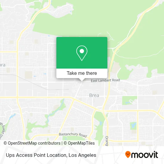 Ups Access Point Location map
