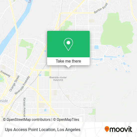 Ups Access Point Location map