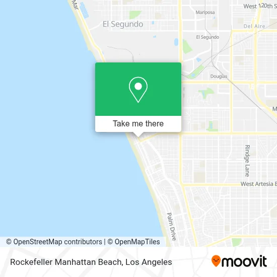 Rockefeller Manhattan Beach map