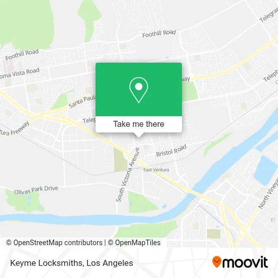 Keyme Locksmiths map