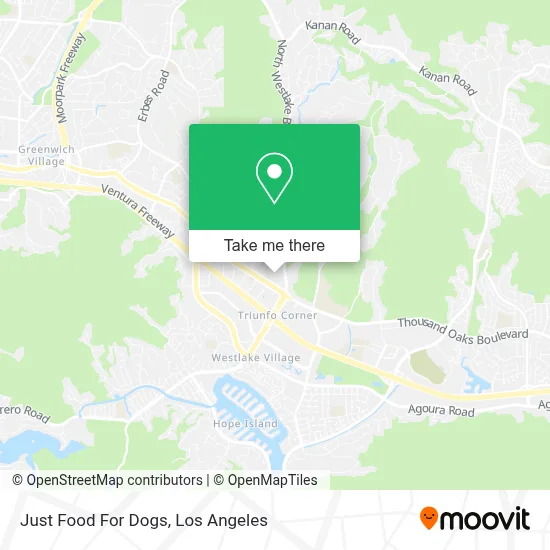 Just Food For Dogs map