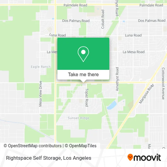 Rightspace Self Storage map